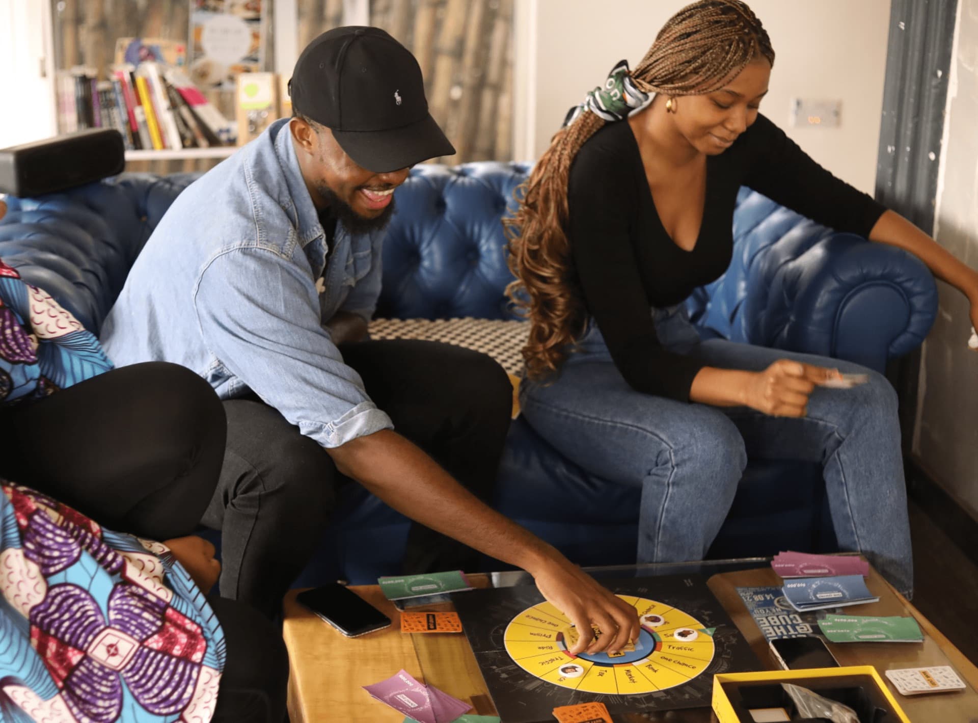Friends playing One Chance